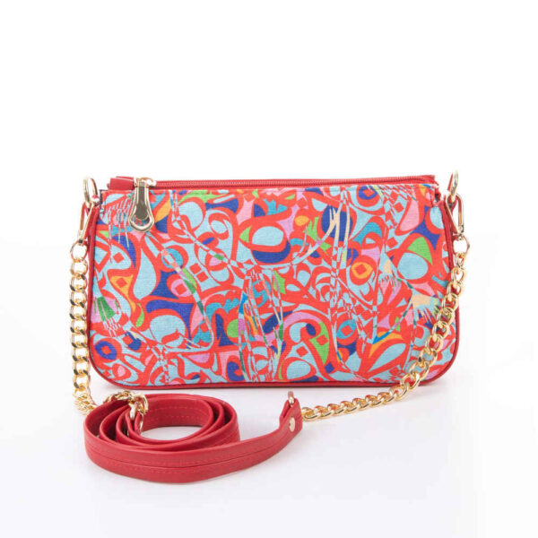 حقيبة سلسلة من الجلد الصناعي المصنوع يدوياً تِيارا