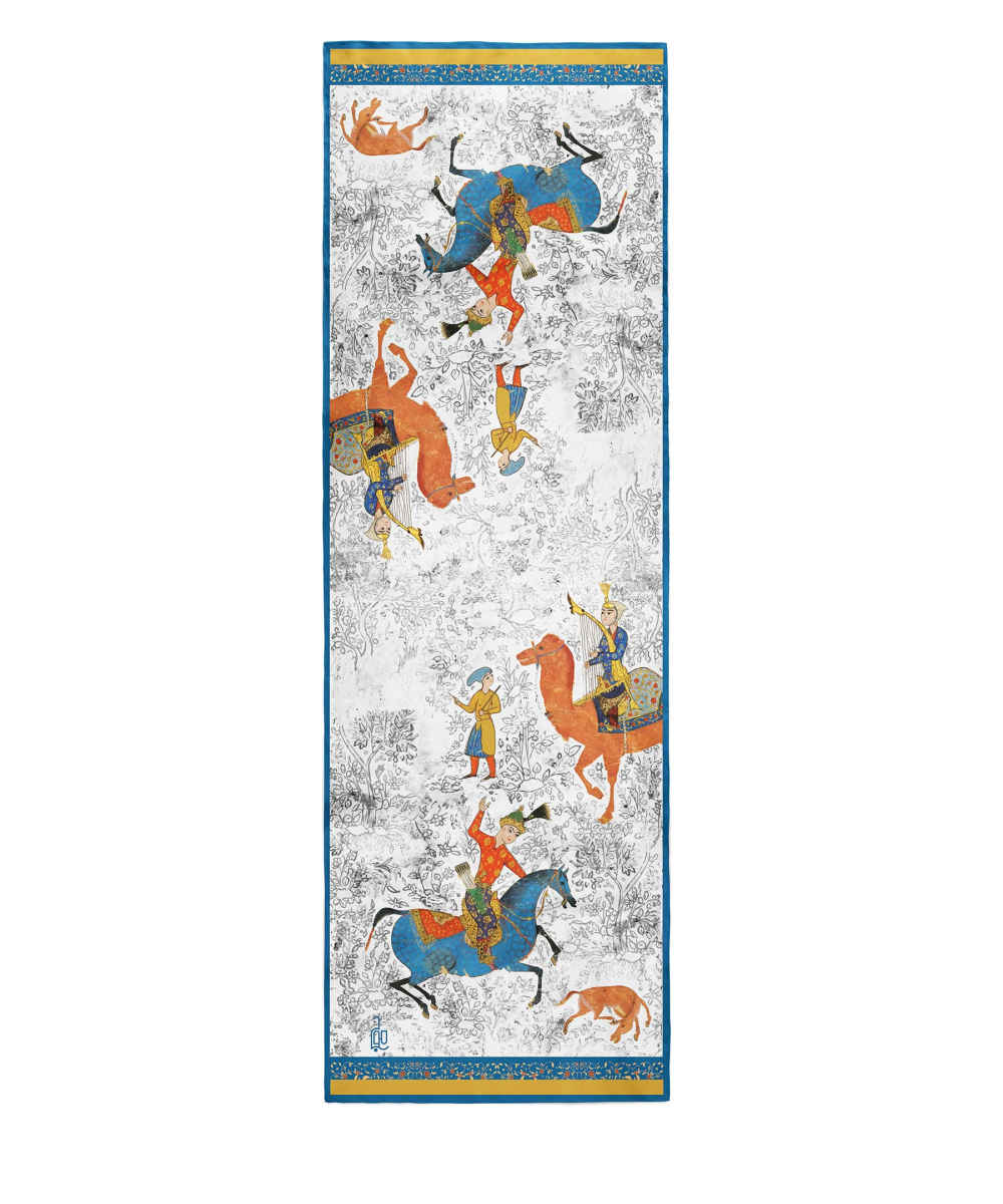 وشاح إيراني مطبوع للنساء فني وخفيف الوزن بهرام