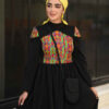Women's Long Sleeve Crepe Dress Model Setila
