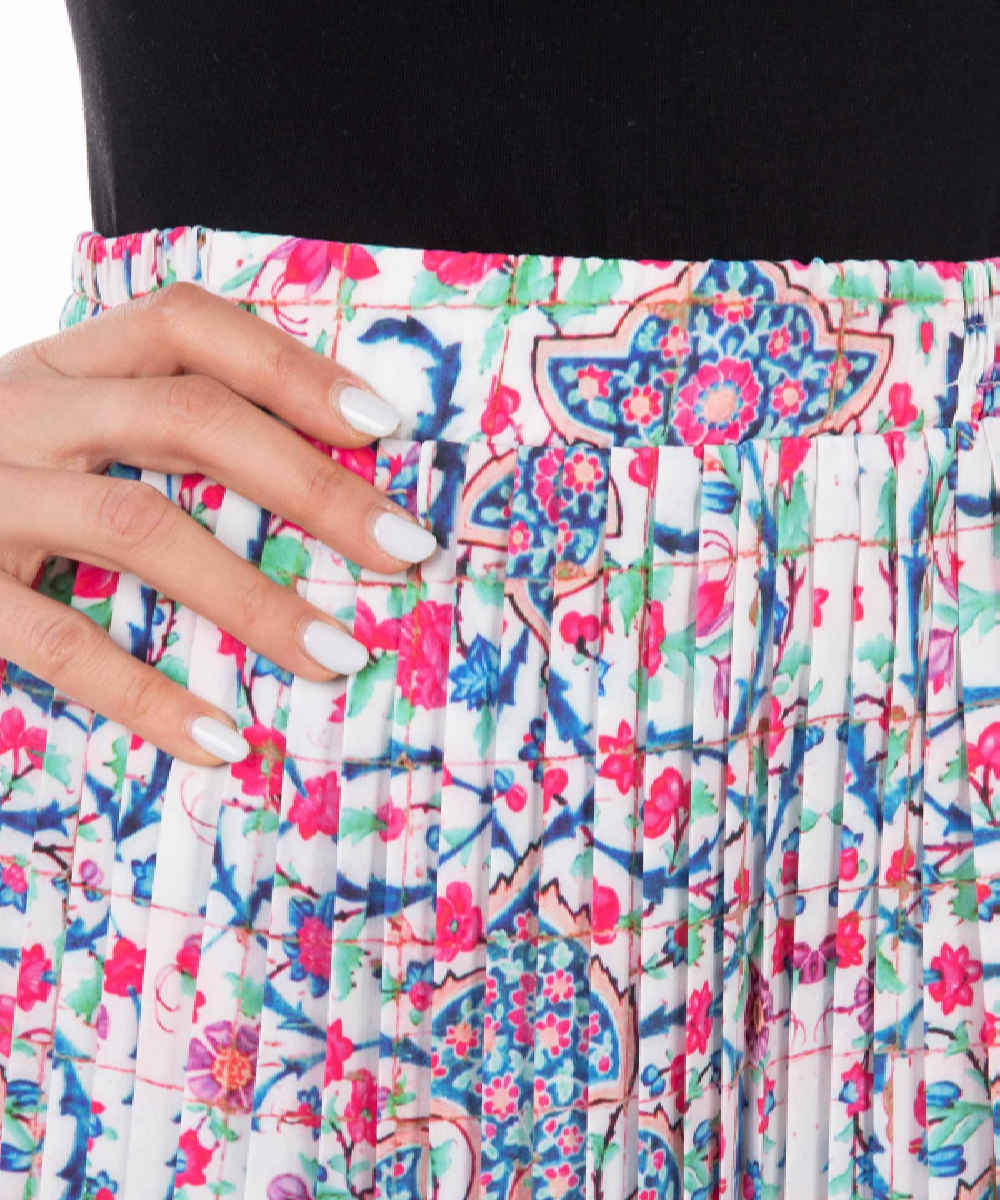 تنورة ميدي نسائية بليسيه موديل هادي