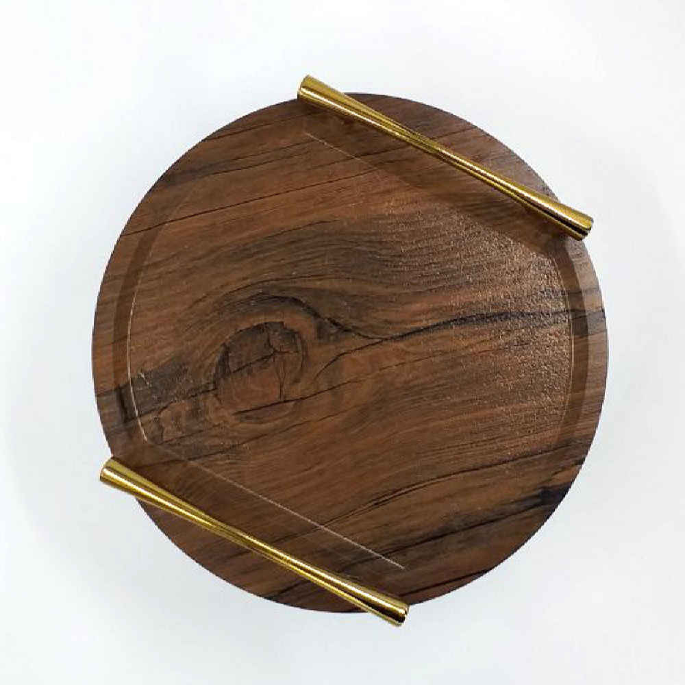 صينية شاي “نسترن” – تصميم نظيف، مثالية لتقديم المشروبات