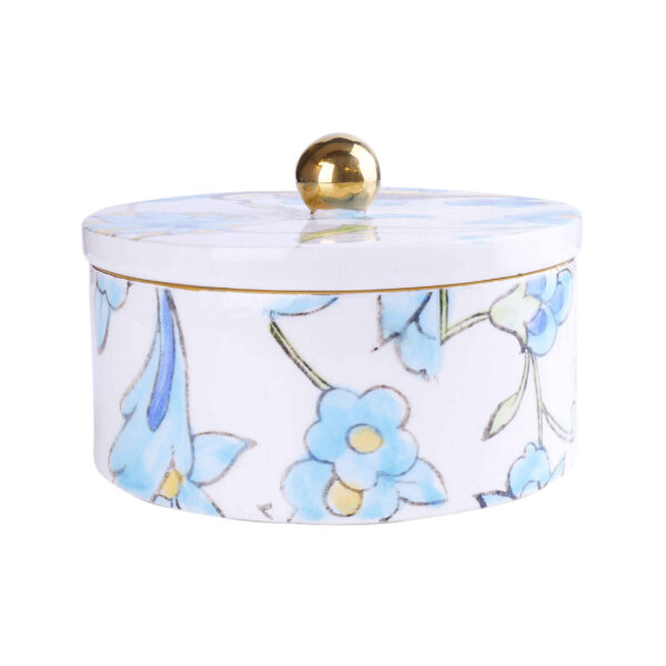 وعاء سكر سيراميك مع غطاء - نمط فني بارانده