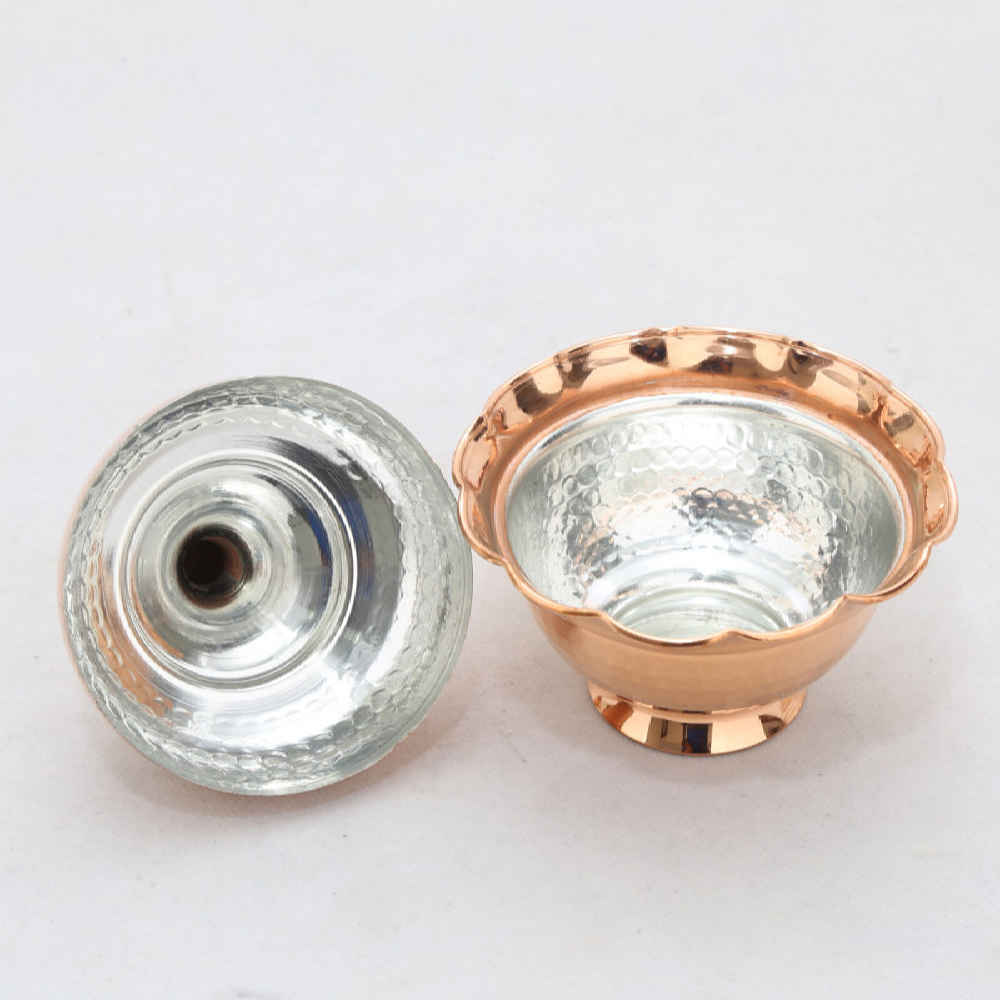 وعاء سكر إيراني نحاسي مصنوع يدويًا – محفور سيما