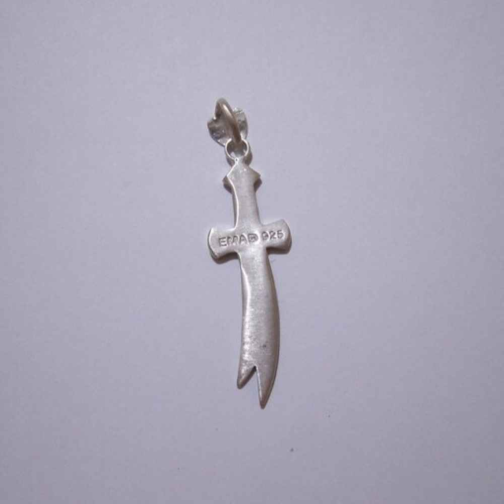 قلادة فضية إسلامية مع تعليقة سيف ذو الفقار للإمام علي