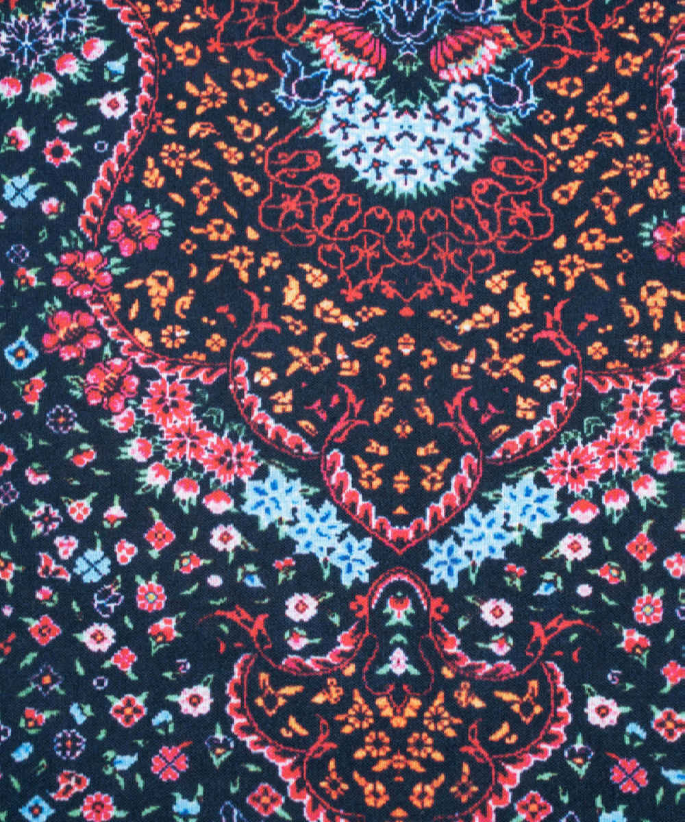 وشاح مطبوع للنساء فني وخفيف الوزن بتصميم زهري