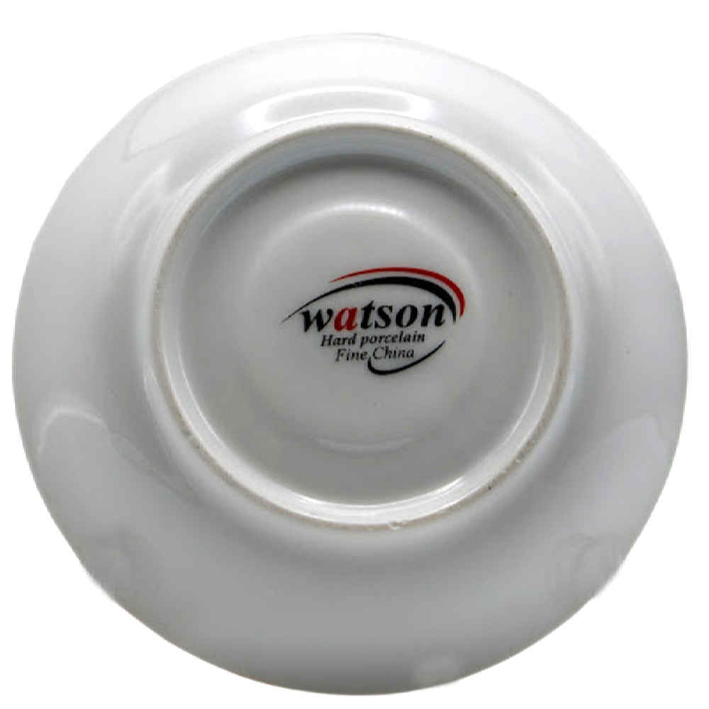 مجموعة من 6 صحون شاي بورسلان إيراني بتصميم فلورال جولدار