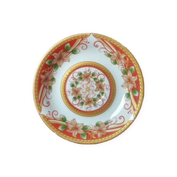 مجموعة من 6 صحون شاي بورسلان إيراني بتصميم نيوشا