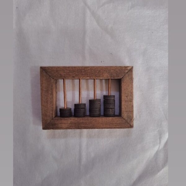 عداد خشبي إيراني بأسلوب عتيق