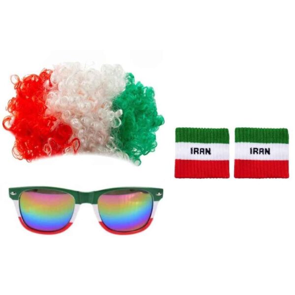 مجموعة إكسسوارات لمشجعي كرة القدم الوطني الإيراني