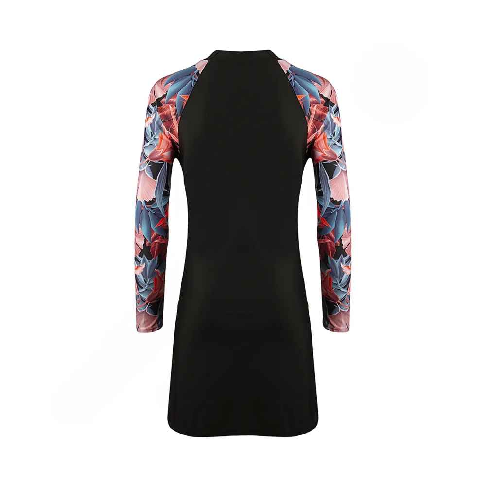 ملابس سباحة بوركيني نسائية محتشمة بأكمام طويلة