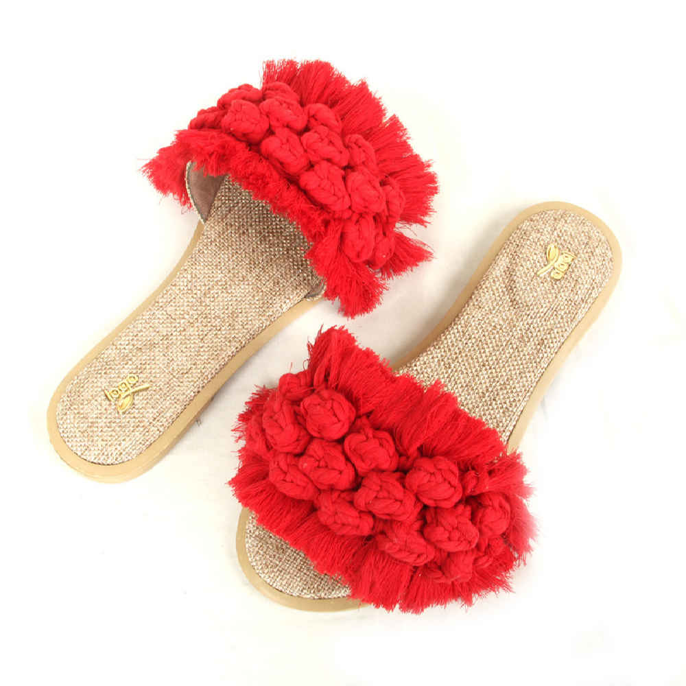 صنادل مكرمية بوهيمية شيك موديل نياز