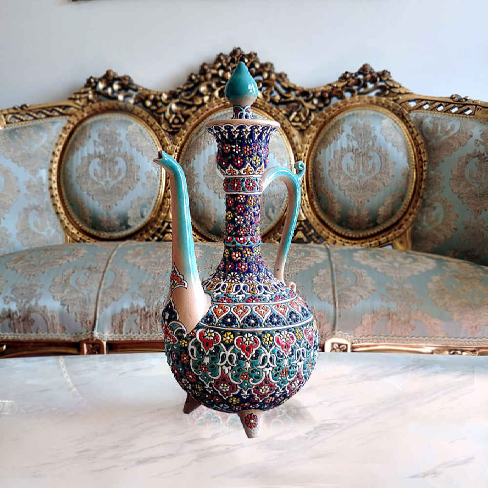 مرش ماء الورد الإيراني من الفخار – میناکاري ساحل