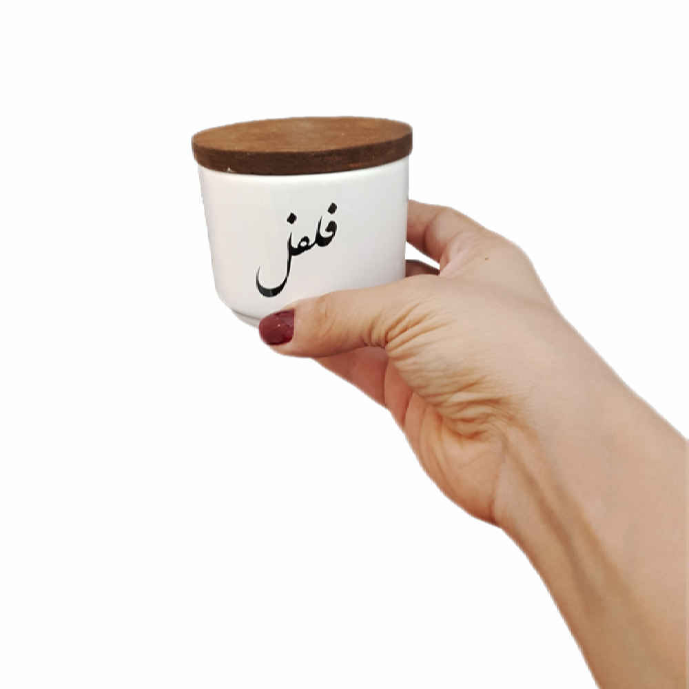 وعاء علب سيراميك مصنوعة يدويًا لتحسين مطبخك، مجموعة من 3