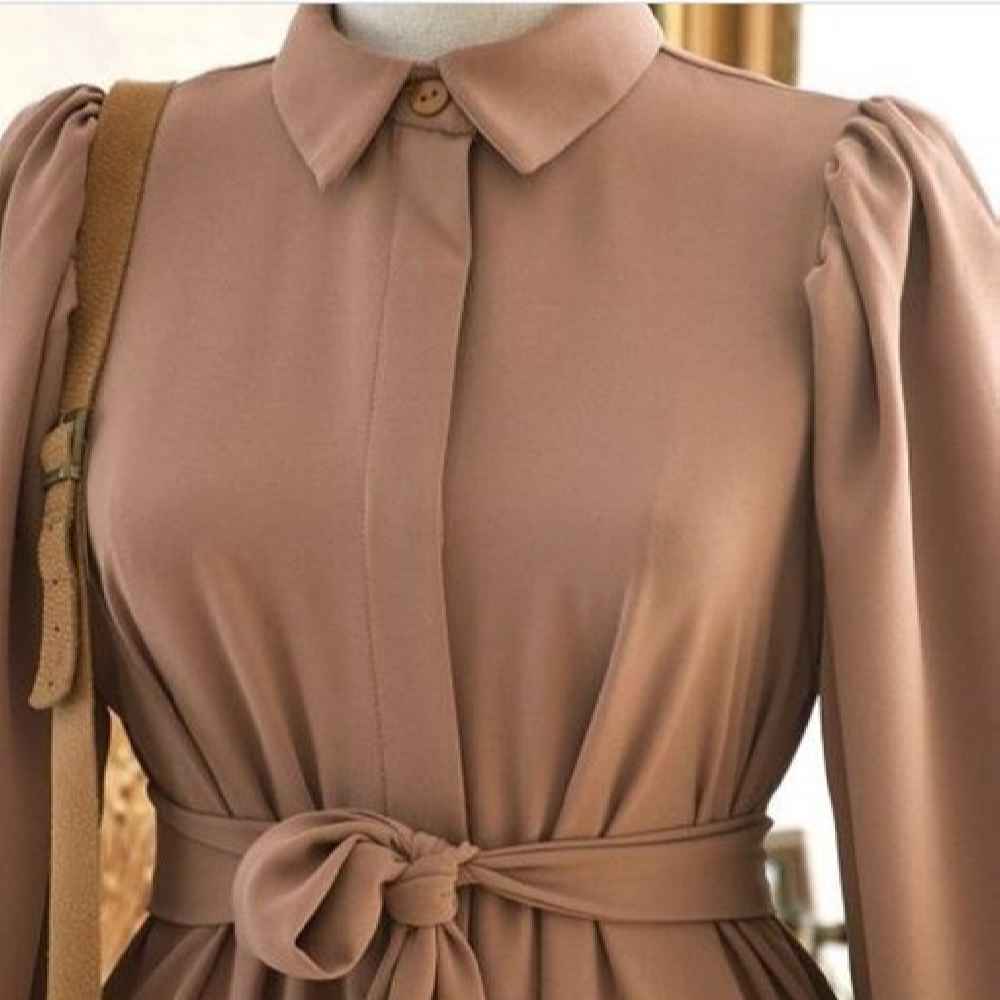 عباية تقليدية للنساء المسلمات بقماش ناعم