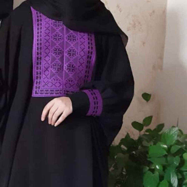 عباية الفراشة التقليدية للنساء المسلمات – قماش كريب ناعم