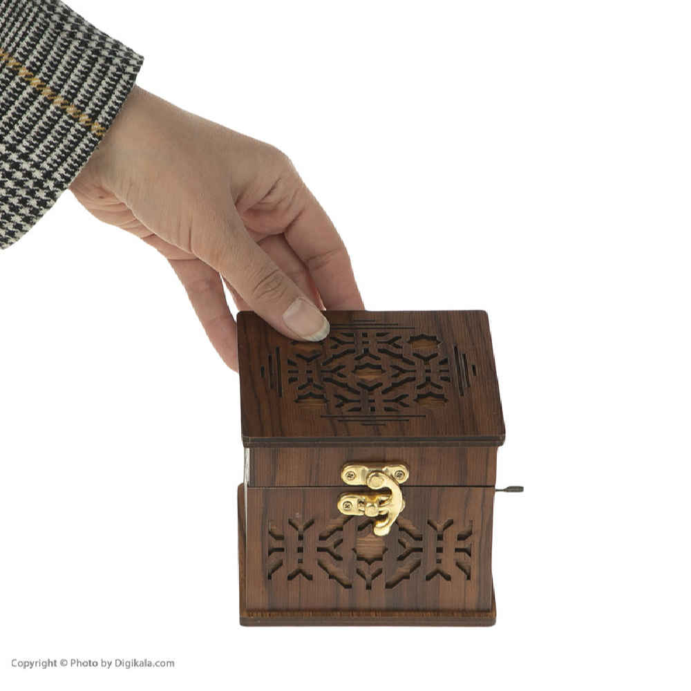 صندوق موسيقي خشبي كلاسيكي نموذج ميترا