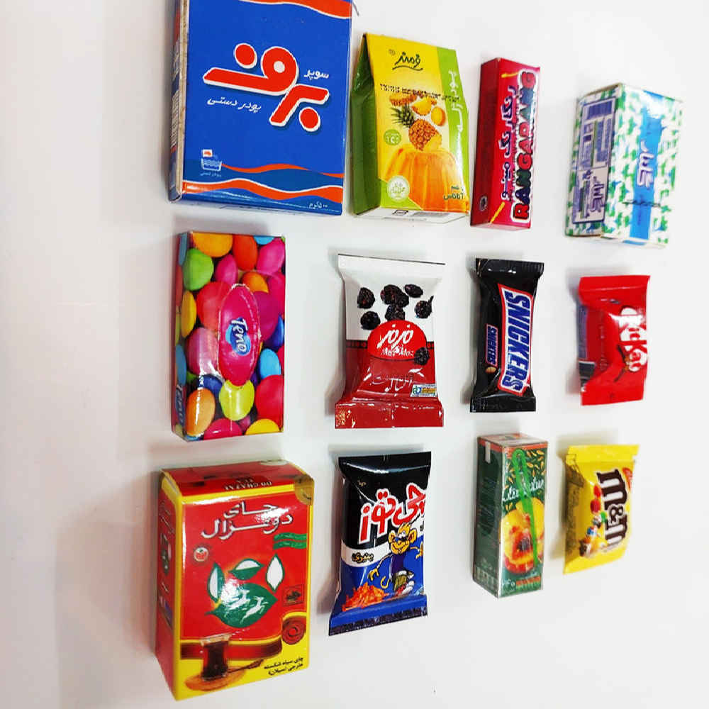 12 قطعة مغناطيسات ثلاجة إيرانية – مجموعة نموذج الحنين إلى الماضي