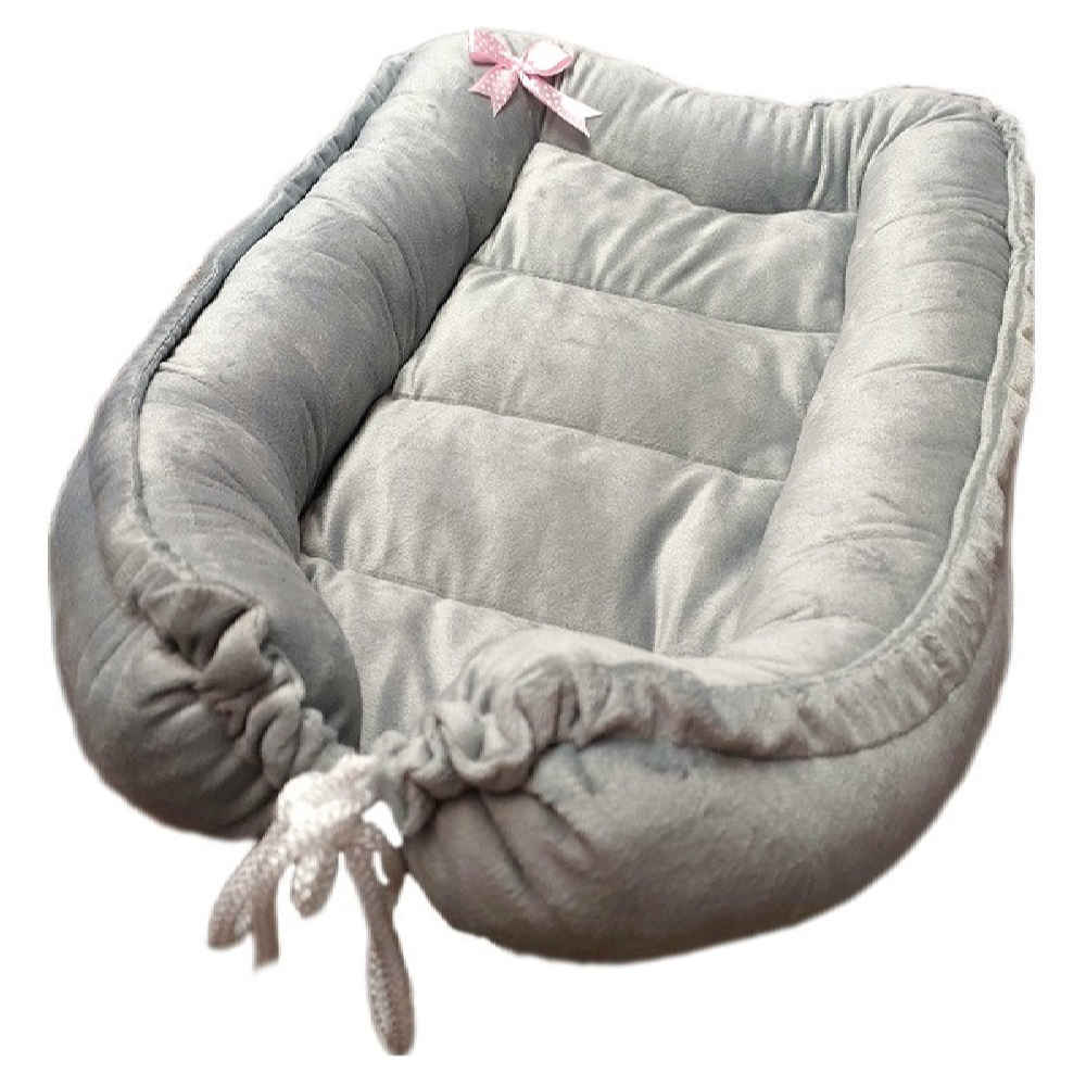 عش الطفل من قماش المخمل موديل آرامش