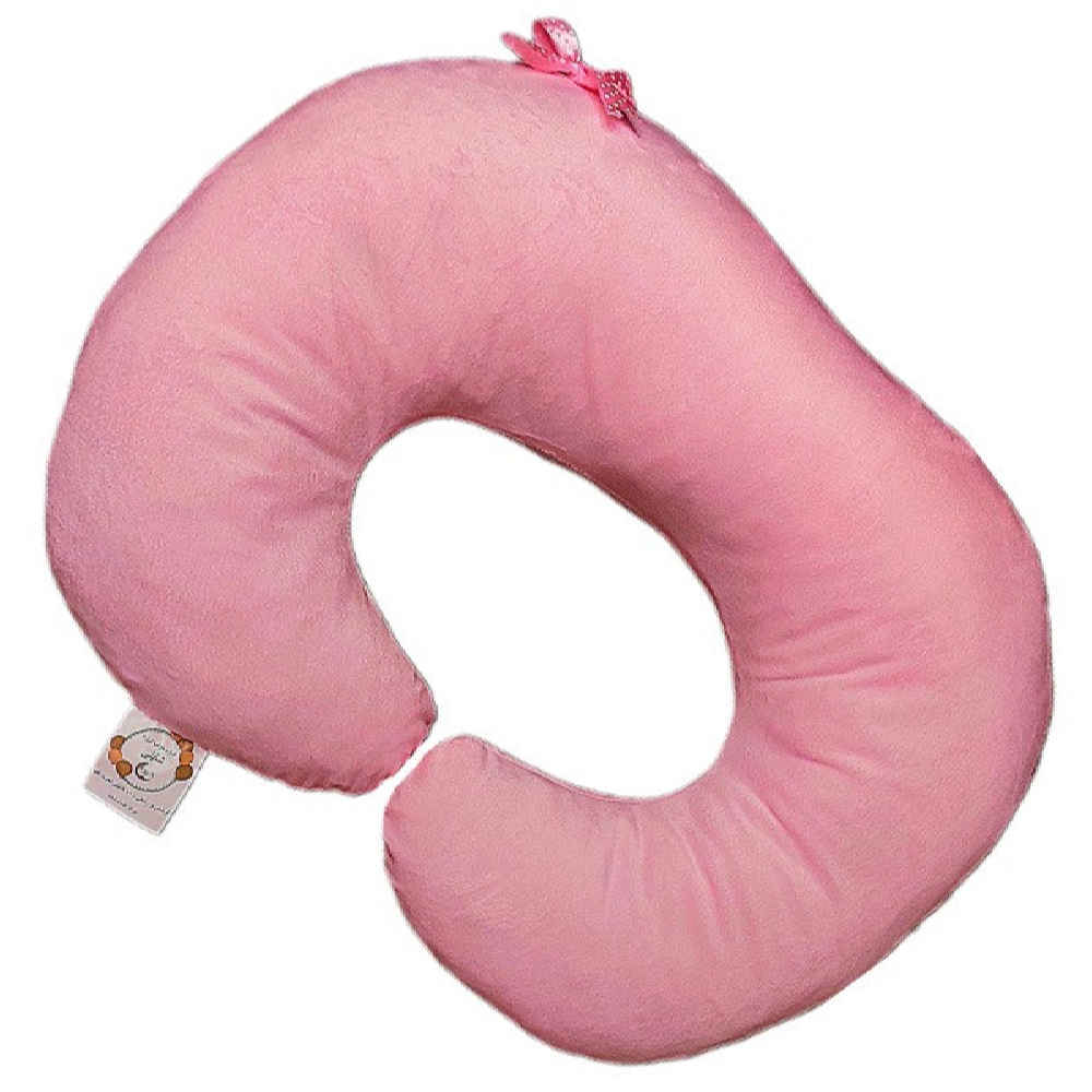 عش الطفل المخملي الوردي موديل نازلا