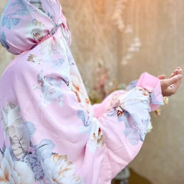 شادر صلاة إسلامي بكم للنساء مثالي للصلاة – نقشة زهور مهلا