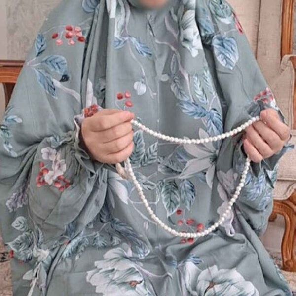 شادر صلاة إسلامي بكم للنساء مثالي للصلاة – نقشة زهور سامين