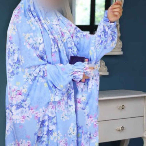 شادر صلاة إسلامي بكم للنساء مثالي للصلاة – نقشة زهور أنجيلا