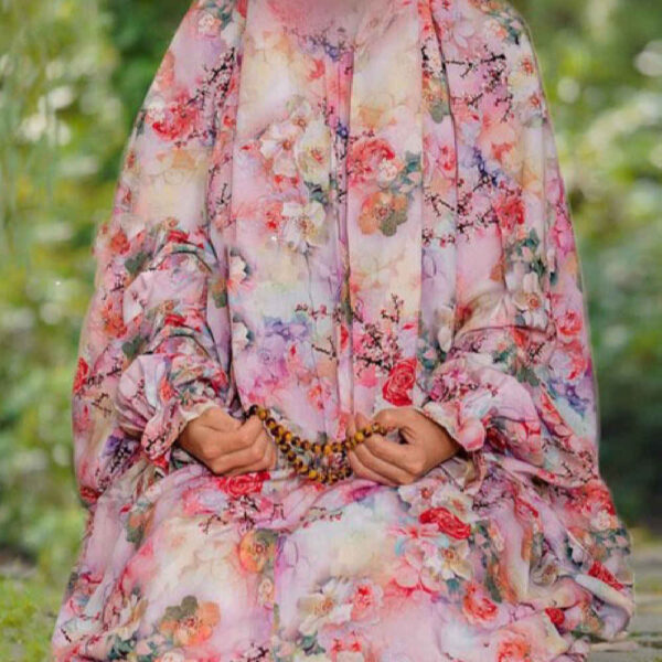 شادر صلاة إسلامي بكم للنساء مثالي للصلاة – نقشة زهور باري