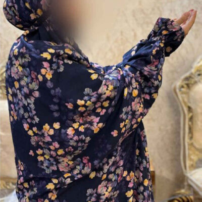 شادر صلاة إسلامي بكم للنساء مثالي للصلاة – نقشة زهور آذر