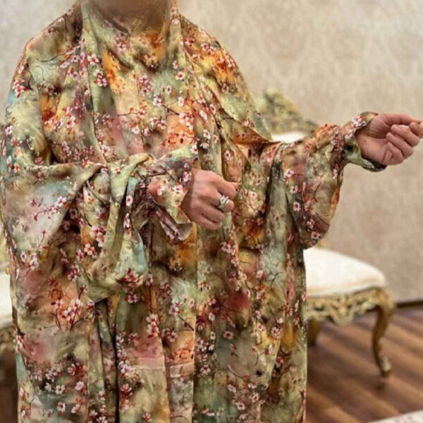 شادر صلاة إسلامي بكم للنساء مثالي للصلاة – نقشة زهور ماهيا