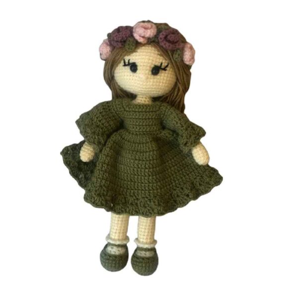 دمية محشوة بالكروشيه مصنوعة يدويًا - رؤيا | لعبة ناعمة محشوة