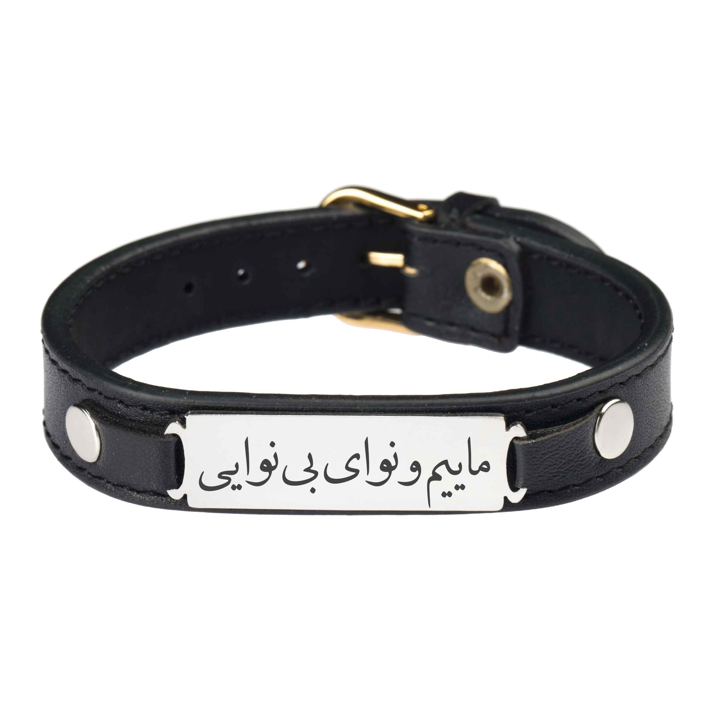 سوار جلدی فارسي للرجال والنساء – أسود نَوا