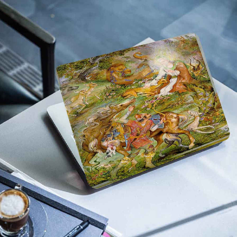 غطاء لصقة للكمبيوتر المحمول بنمط غزال