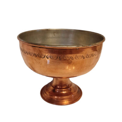 وعاء عشاء نحاسي مطروق – غول (مجموعة من 3)
