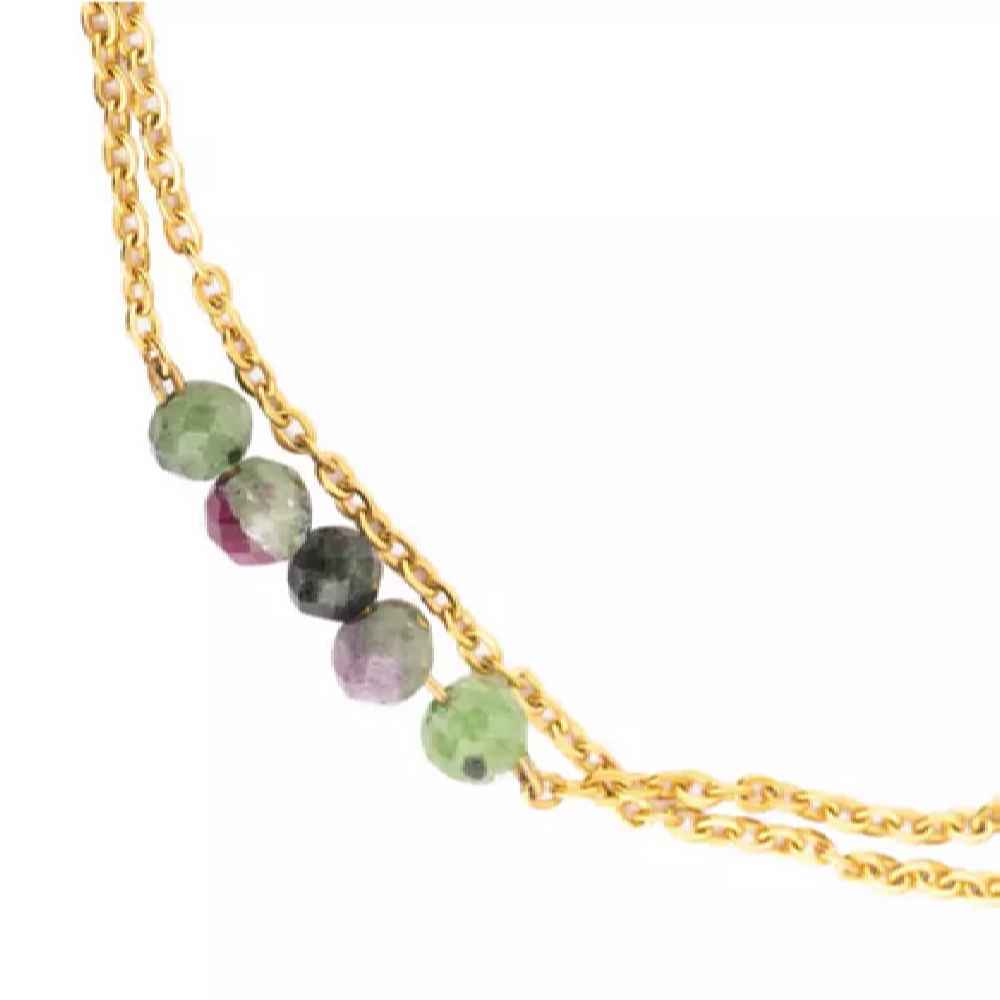 سلسلة سوار كاحل ذهبية موديل بابيتال