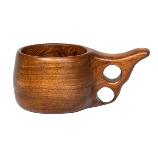 كوب التخييم الخشبي الصناعي اليدوي نموذج أركو