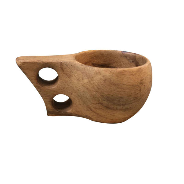 كوب التخييم الخشبي الصناعي اليدوي نموذج نشاط