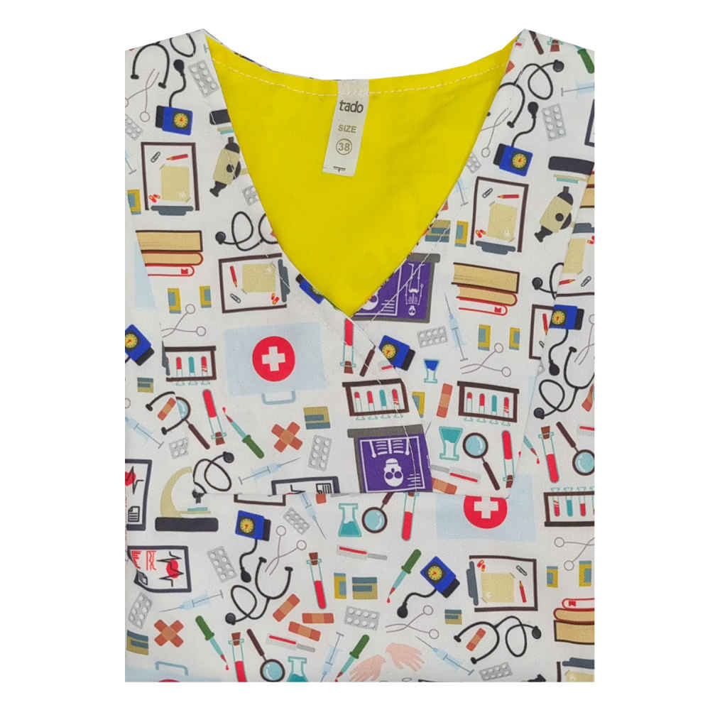 بلوزة طبية نسائية – متعددة الاستخدامات ومريحة