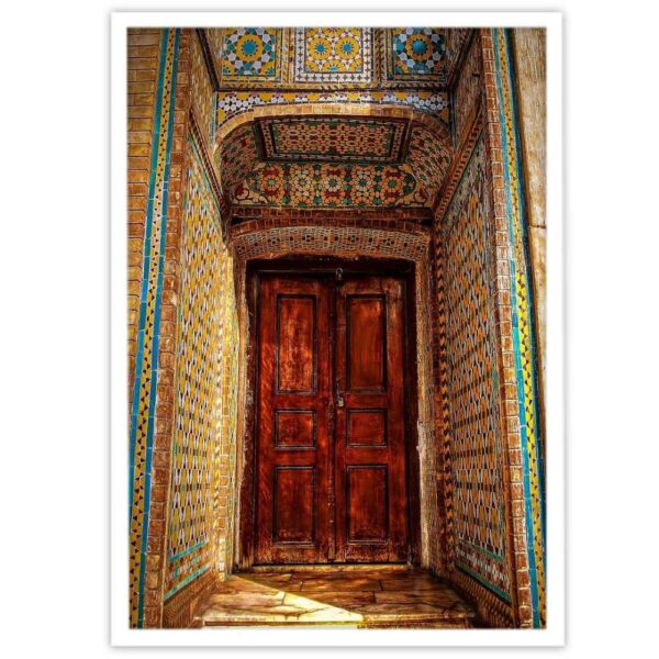 طباعة PVC إيرانية بإطار - فن الجدران مدينة طهران