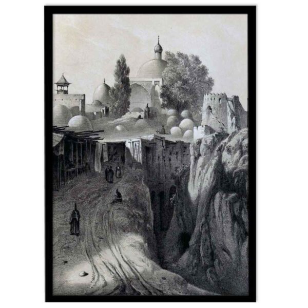 طباعة PVC إيرانية بإطار - فن الجدران بارز