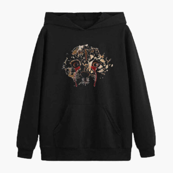 هودي رجالي أسود بطراز إيراني موديل بيروز