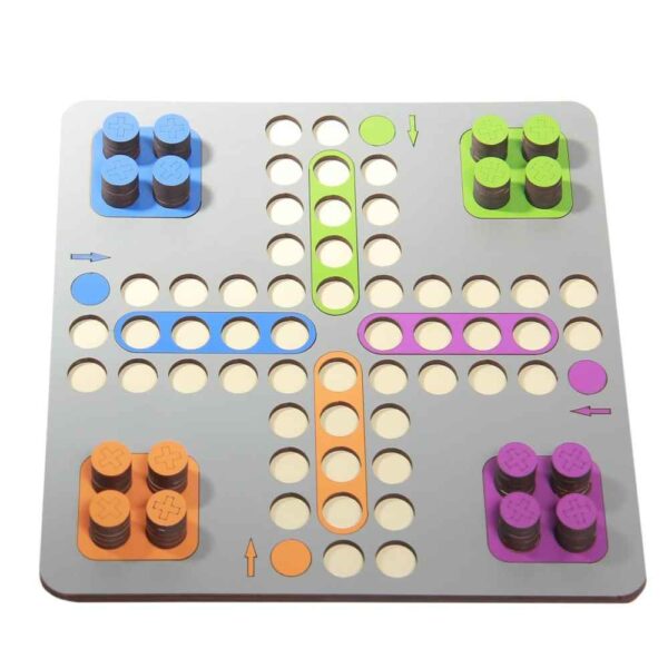 لعبة لودو اللوحية – لعبة عائلية كلاسيكية