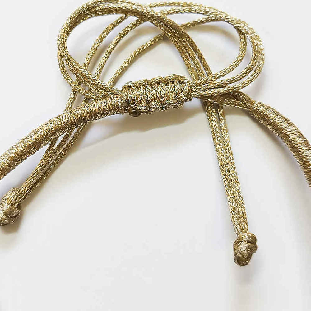 سوار خيطي فضة إيراني بسيط – نموذج سين