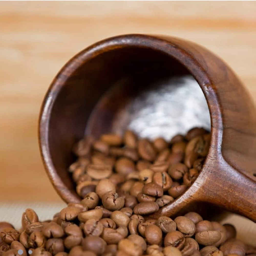 كوب التخييم الخشبي الصناعي اليدوي نموذج السمكة