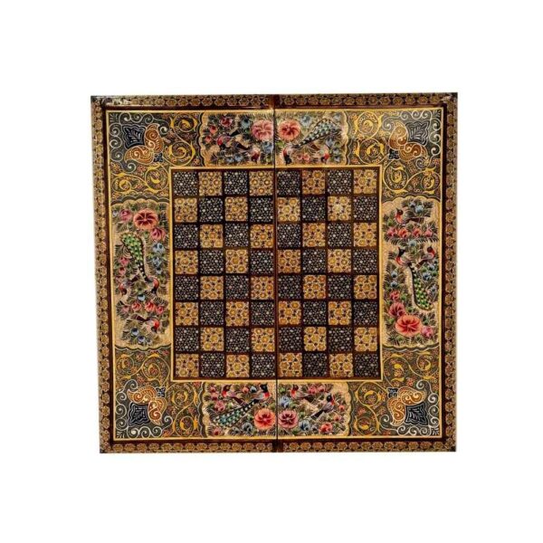 لوحة شطرنج إيرانية مرصعة بالخشب موديل لايا