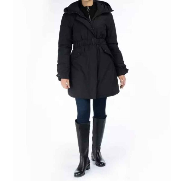 سترة مبطنة عصرية للنساء بأكمام طويلة وسحاب جوتي