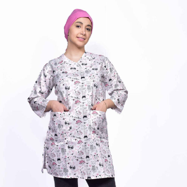 بلوزة طبية نسائية لطب البيطرة – متينة وأنيقة