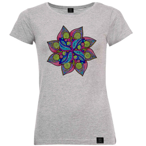 تيشيرت نصف كم رمادي موديل سهند – لمسة إيرانية ناعمة