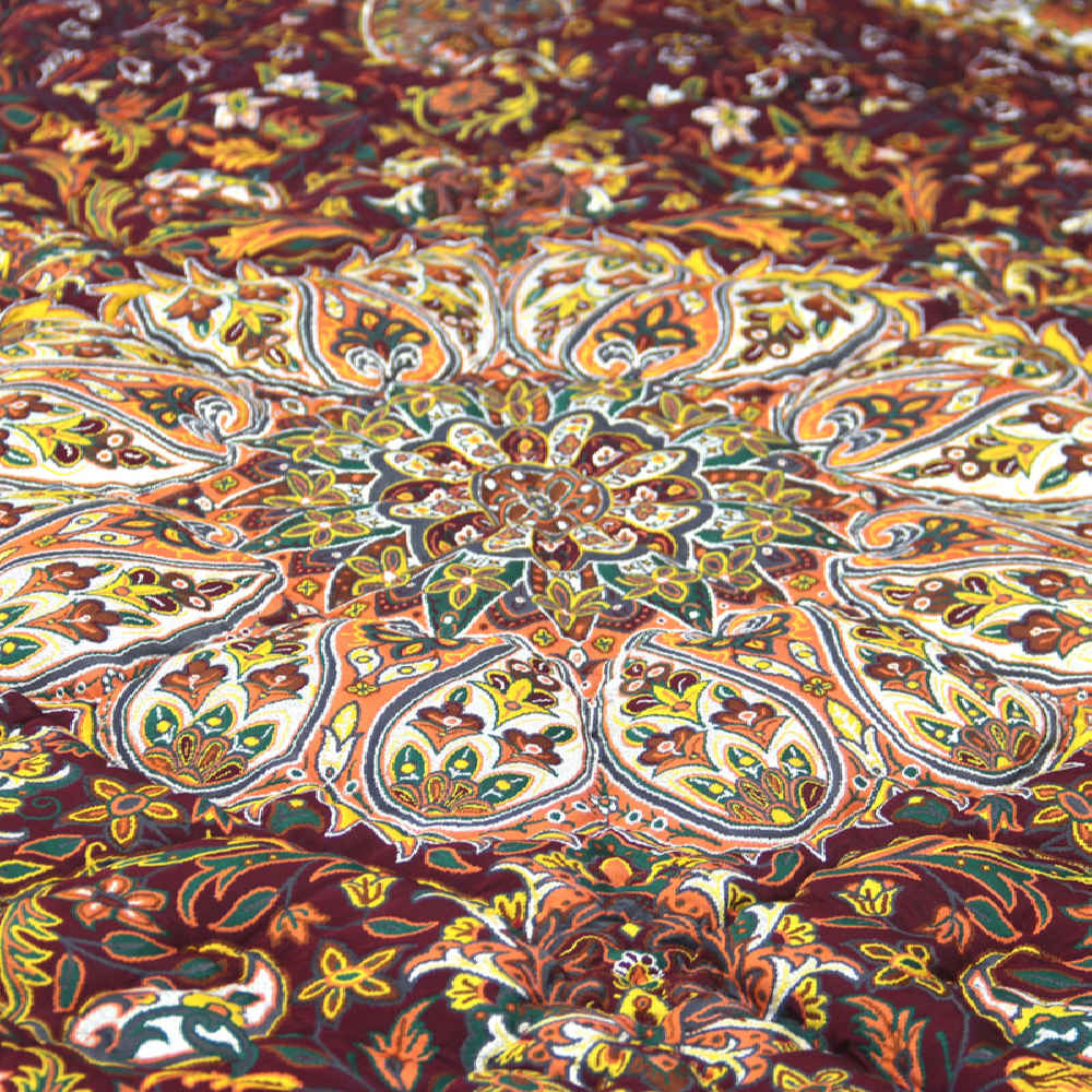 مجموعة مفارش سرير إيرانية – بطراز شرقي بحجم مزدوج من قماش الترمى – نازافارين