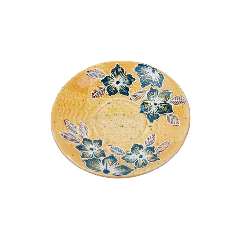 طقم من فنجان شاي سيراميك إيراني مع صحن فرزين