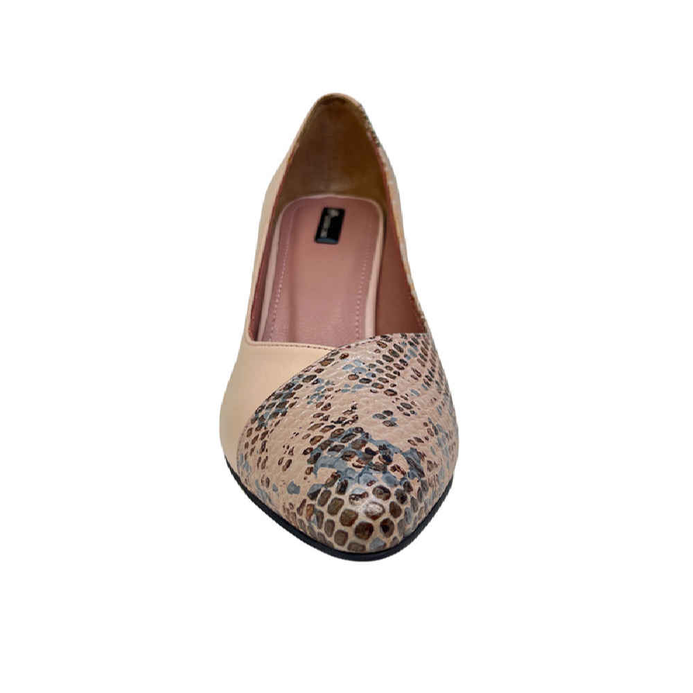 حذاء كعب عالي جلد للنساء موديل شيرلي